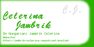 celerina jambrik business card